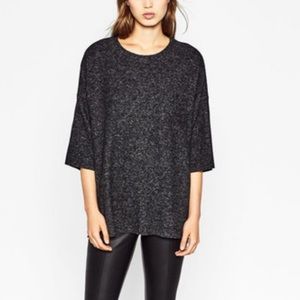 ZARA Oversized Short Sleeve Top